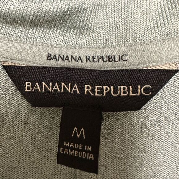 Banana republic mint green vneck sweater top - Picture 3 of 5